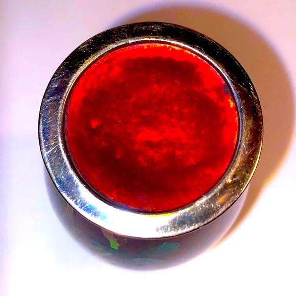 Japanese Ginbari Cloisonné Ando Sato Pigeon Blood Rose Vase - Picture 6 of 6